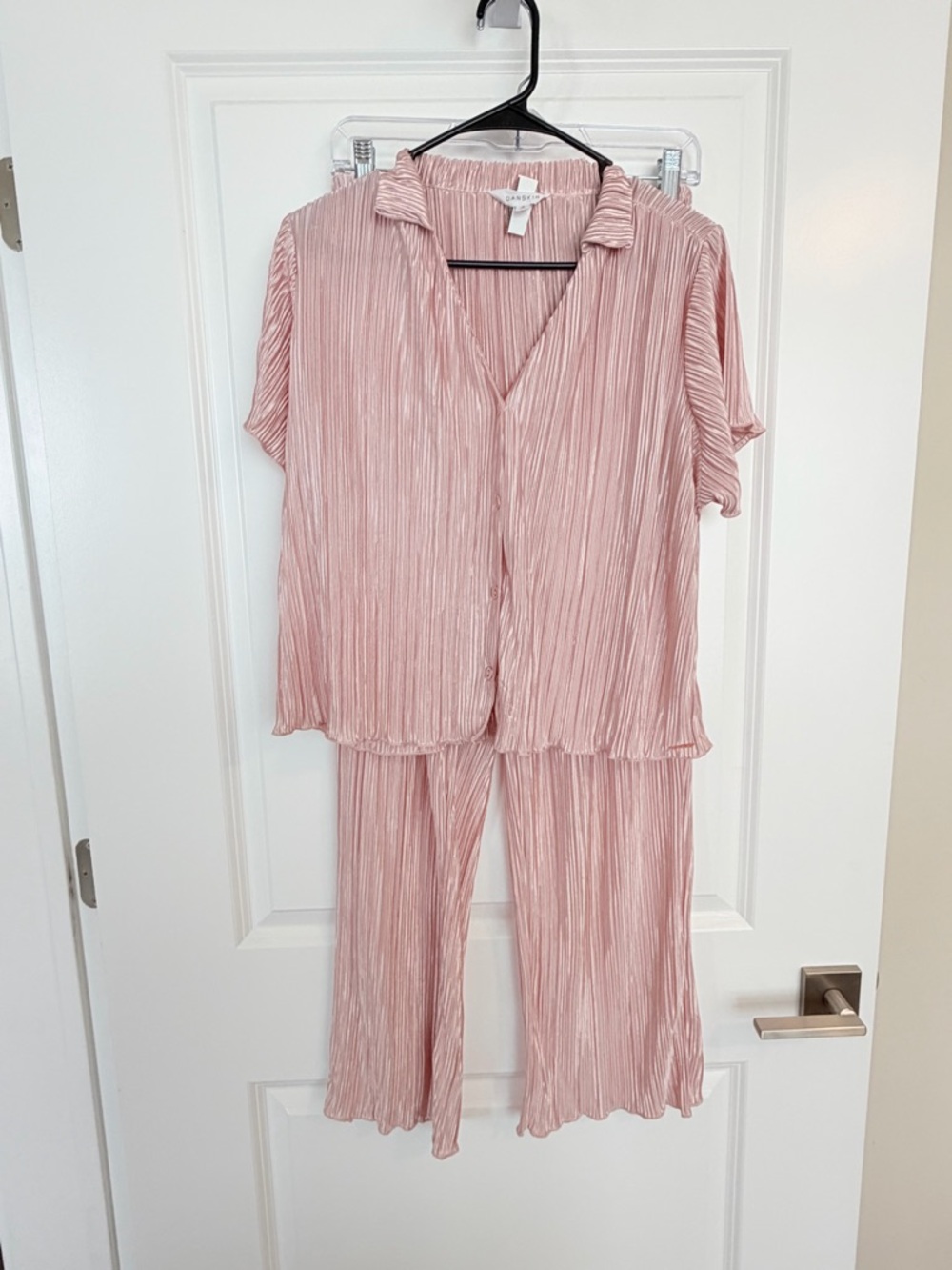 Danskin Dusty Rose Pleated Top
